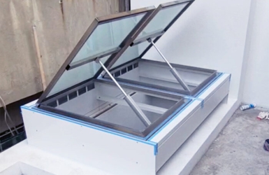 Thi công giếng trời cho nhà phố